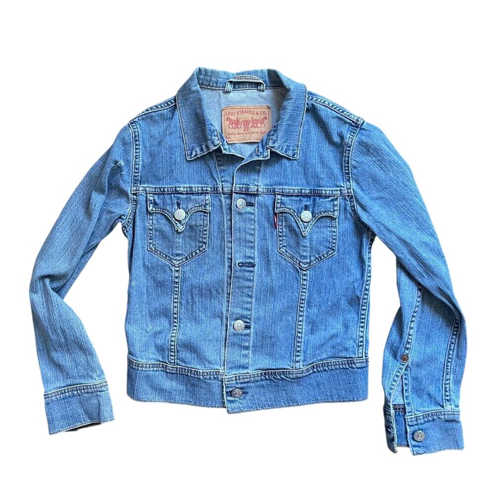 Vintage Levi's Used Blue Denim Jacket: 70s, 80s, 90s